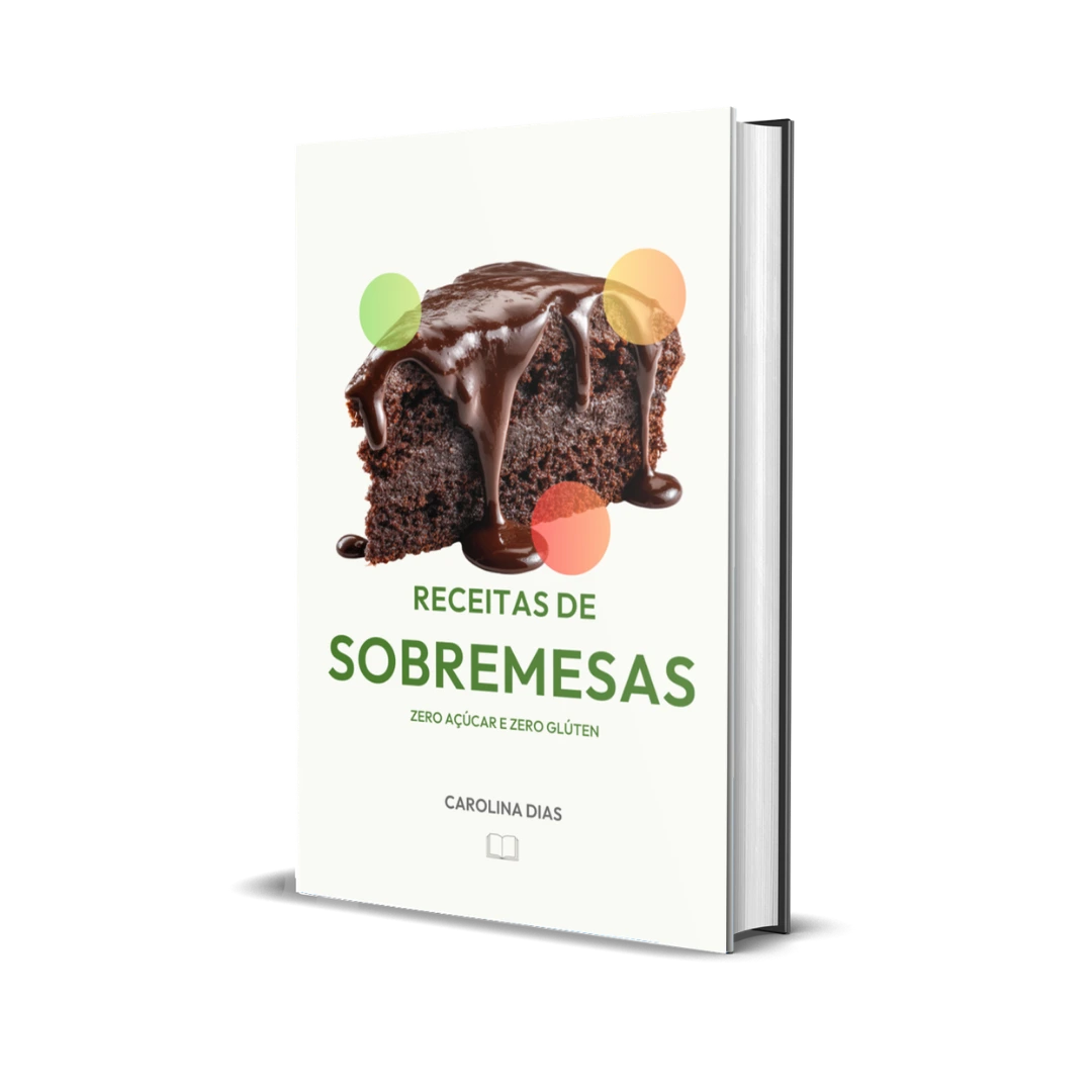 Capa do bónus de receitas de sobremesas sem açúcar