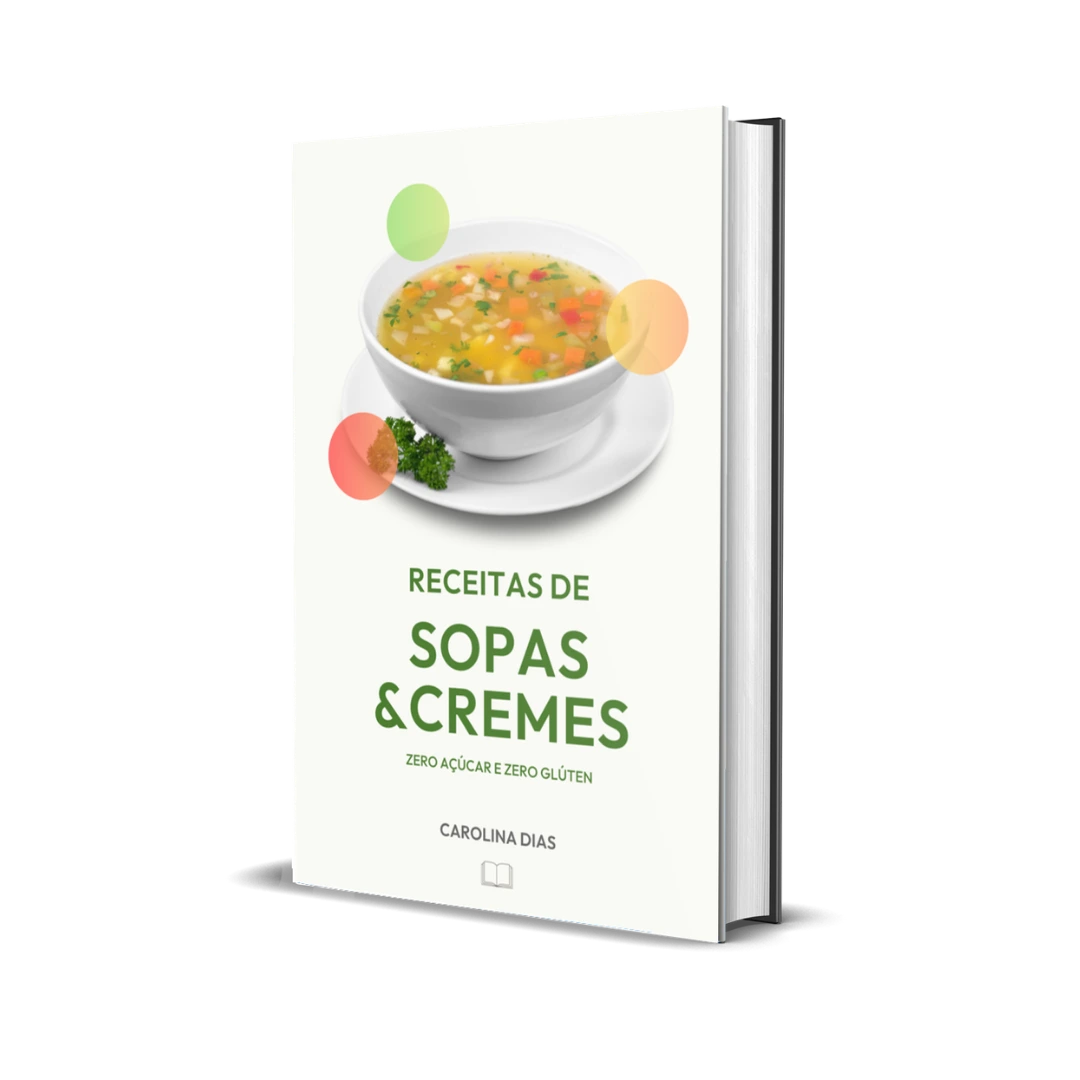 Capa do bónus de receitas de sopas e cremes