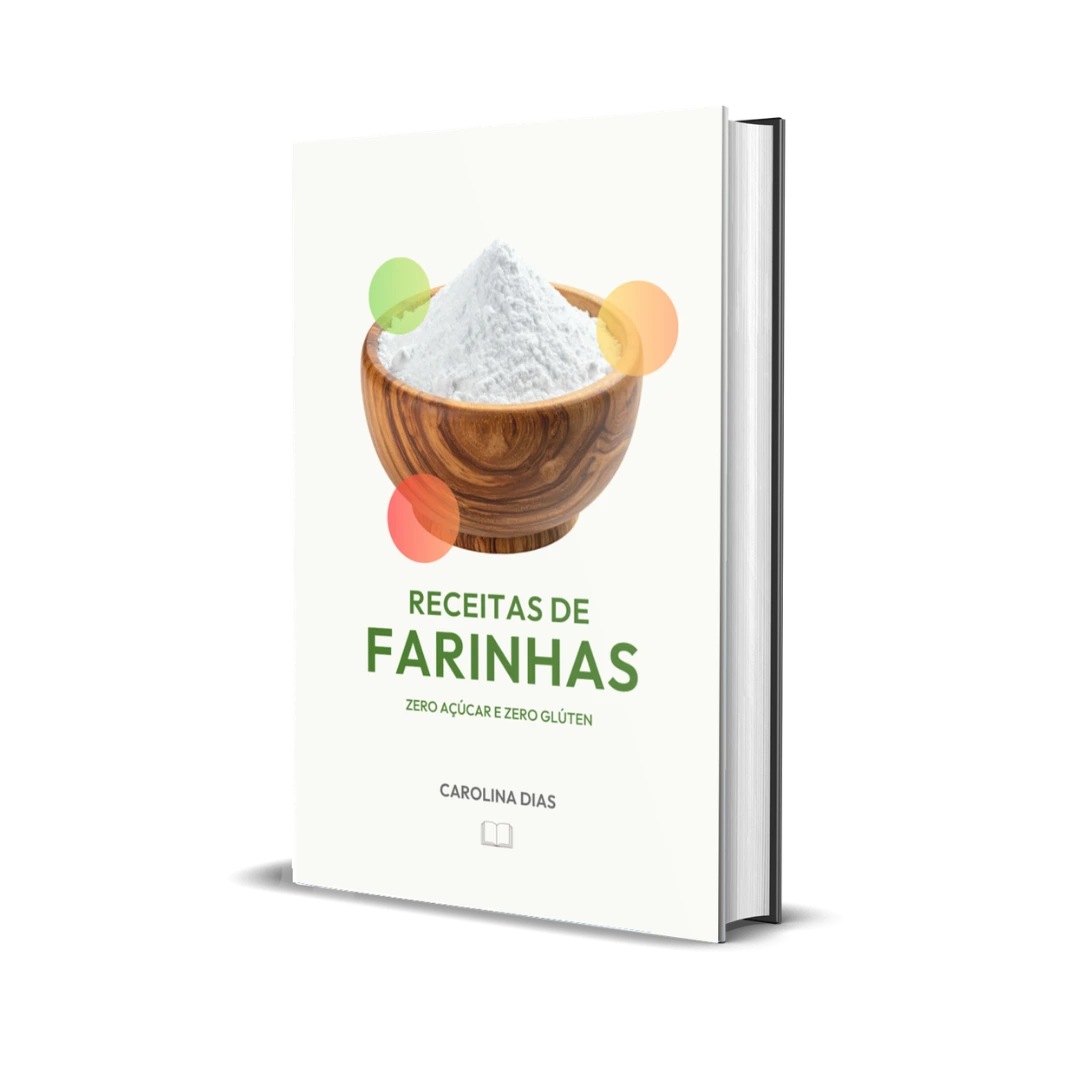 Capa do bónus de receitas com farinha sem glúten